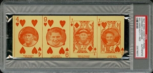 1927 W560 Four Card Panel with Rogers Hornsby and Waite Hoyt – PSA AUTHENTIC 